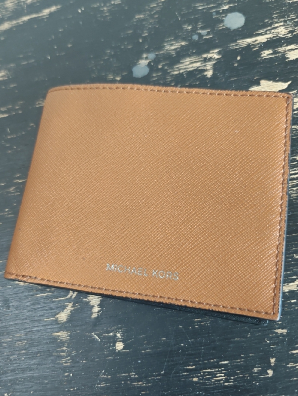 Michael Kors Men's Tan Leather Bifold Wallet